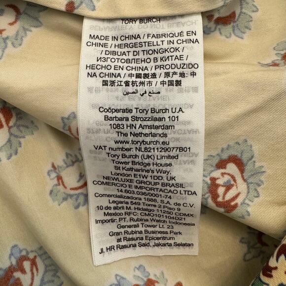 Tory Burch Ruffle Top Dress Yellow - Picture 6 of 9